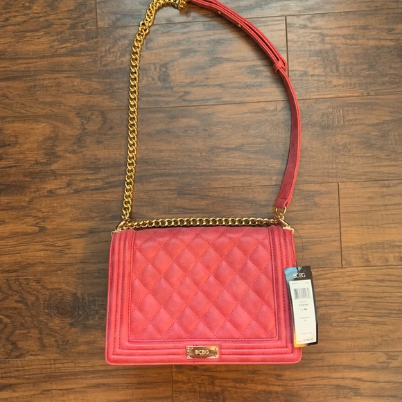 BCBG Red Crossbody or shoulder bag (convertible) - Picture 2 of 7